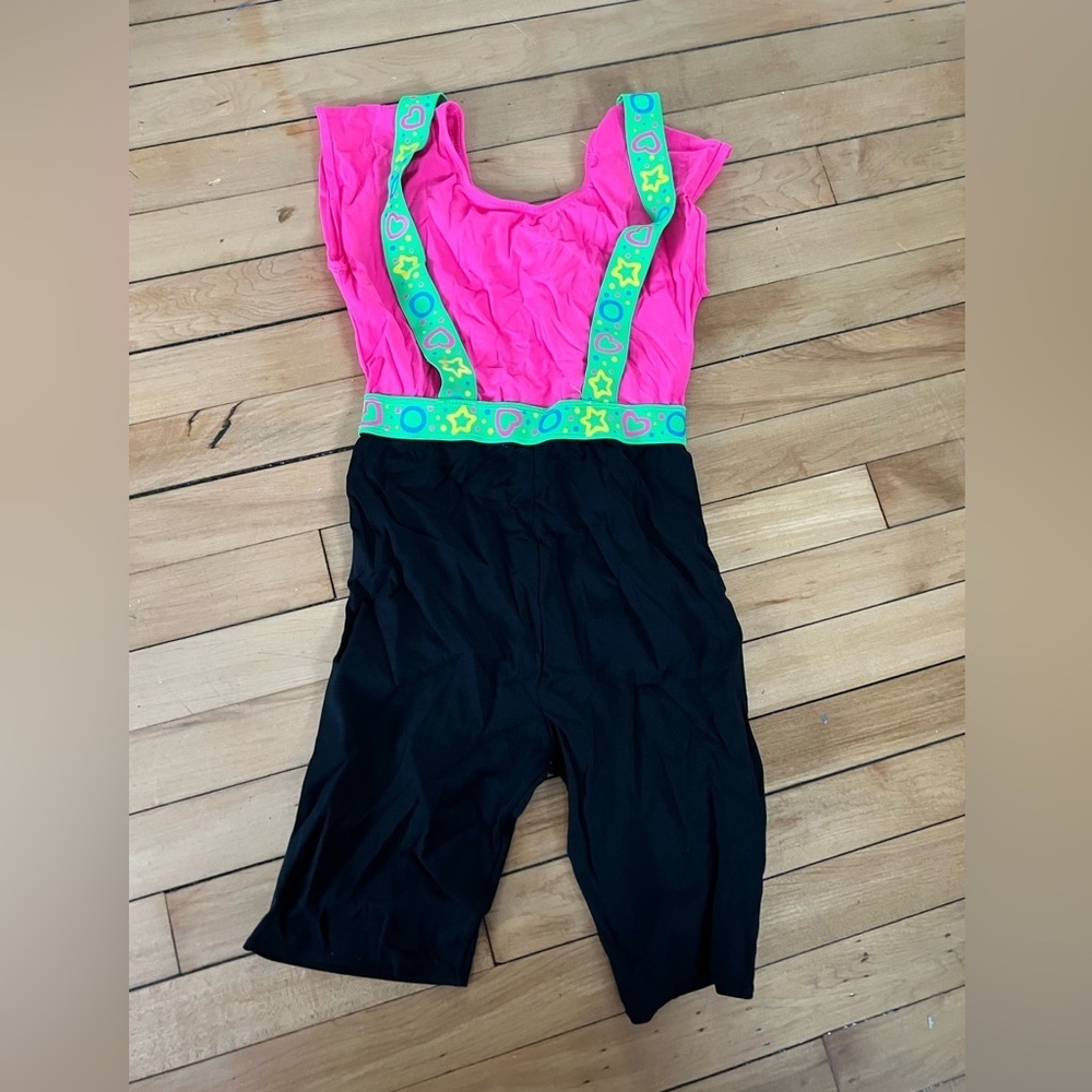 Jacques Moret Vintage 80’s retro unitard exercise‎ youth one piece